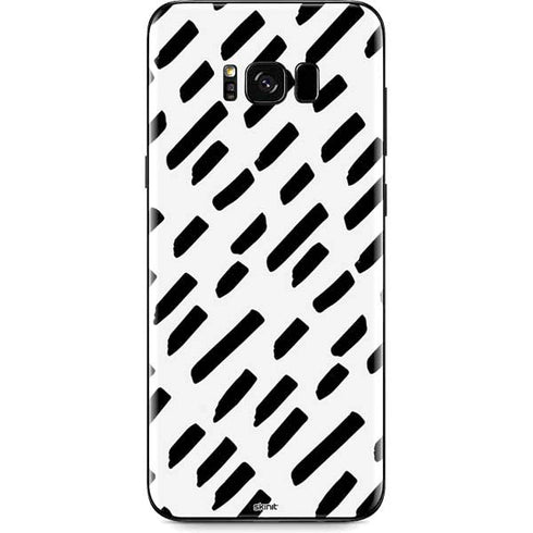 Black Dash Galaxy S8 Plus Skin